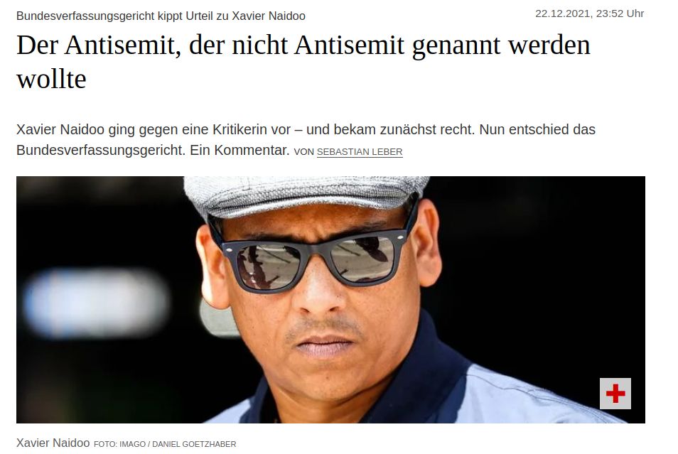 Screenshot Tagesspiegel Hetze