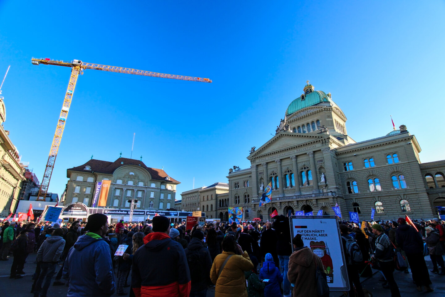 Demo Bern Bundesplatz